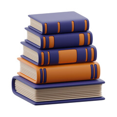 Stack of Books 3d illustration