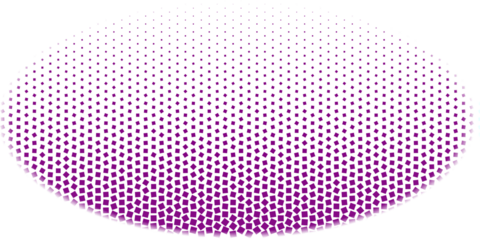 Elegant Purple Square Halftone Tiling Pattern, Abstract Geometric Elliptical Graphic with Perspective for Creative Digital Art and Web Backgrounds
