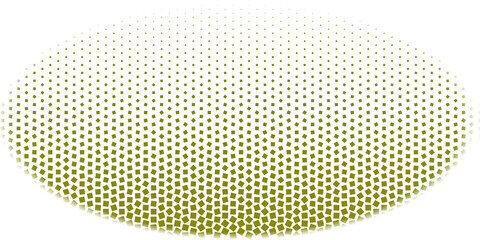 Muted Olive Green Square Halftone Tiling Pattern, Abstract Geometric Design with Perspective Effect for Modern Minimalist Backgrounds