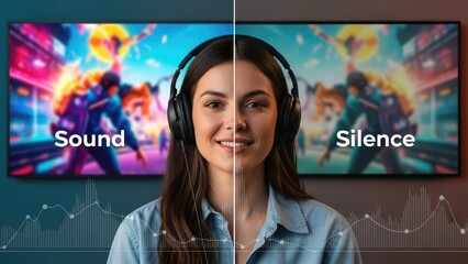 Test visuals with sound versus silence to measure impact.