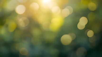 Obraz premium Refreshing cheerful gentle background sets mood for uplifting message. Bokeh light from natural sunlight adds warmth, soft inviting atmosphere and glowing radiance