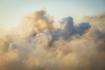 Toxic smoke from factories is rising into the atmosphere, which pollutes environment and destroys the ecosystem.