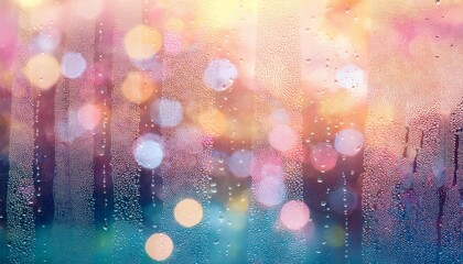 rainy pastel backdrop