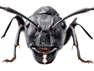 Carpenter Ant, expressive face, detailed skin texture, professional studio light,