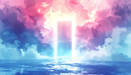 不思議な空間の扉_generated by AI