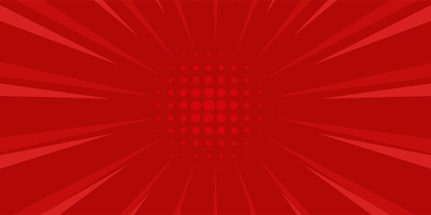 Comic background with red color © Salam