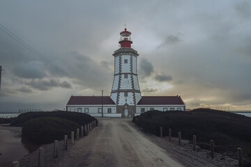View Redroofed Lighthouse Standing Tall