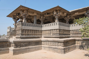 Shri Siddheshwara Swamy Temple, an ancient, historically significant Hindu temple dedicated to Lord Shiva, known for its intricate Hemadpanti architecture, Chalukya era, Hottal, Nanded, India.