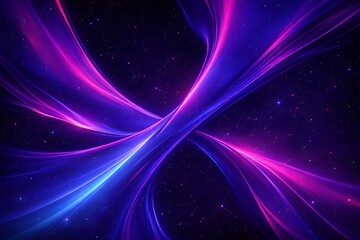 Cosmic ribbons of glowing light