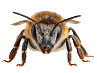 Close-Up of a Honeybee 
