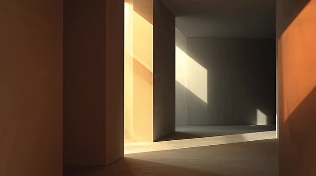 minimal abstract shadow moving without object background professional motion