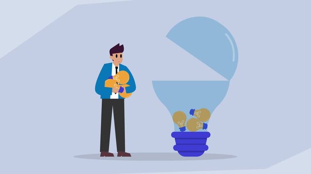 Monetizing Innovation: Turning Ideas into Profitable Business Ventures cartoon animation