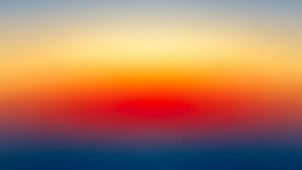 Vibrant Sunset Sky Gradient with Deep Blue Horizon.