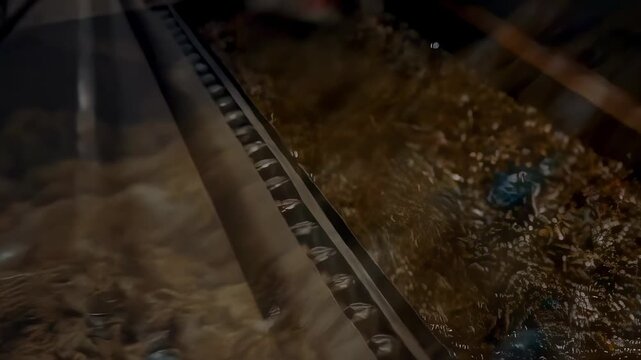 Efficient waste management and recycling solutions. This video highlights innovative waste management techniques, showcasing how modern technology is used to recycle materials and promote sustainabili