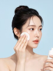 Natural Beauty Routine with Soft Makeup
