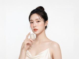 Natural Beauty Routine with Soft Makeup
