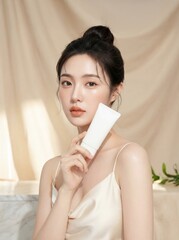 Natural Beauty Routine with Soft Makeup
