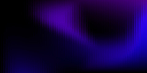 Moody gradient background with black, purple & blue hues  features vertical glass groove texture. Sleek, luminous color blend—ideal for tech branding, social media banners, or dark-mode design visuals © yun visual