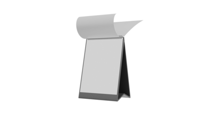 Blank A-Frame Sign Mockup with Transparent Background