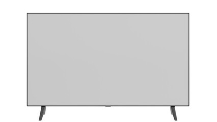 Obraz premium Blank Television Screen with Transparent Background