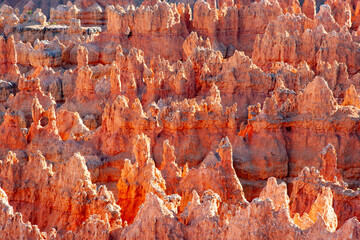 scenic Bryce Canyon with spectacular hoodoo rocks