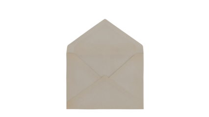 Blank Brown Paper Envelope