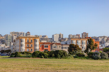 fort mason and the golden gate park in early morning in San Francisco