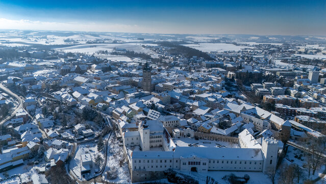 Winterliche Stadtansichten von Enns