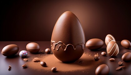 Milk Chocolate Easter Egg Highresolution Image For Websites Designs