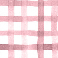 Blush Pink Watercolor Minimal Seamless Pattern