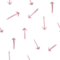 Blush Pink Watercolor Minimal Seamless Pattern