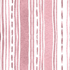 Blush Pink Watercolor Minimal Seamless Pattern