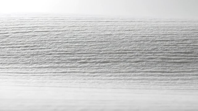 Closeup of textured white surface