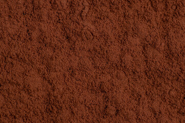 Cocoa Powder Texture Background Close Up