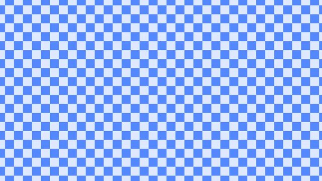 Cute aesthetic abstract background animation with soft blue checkered texture