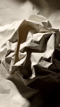 Crumpled paper texture for art and design projects in various styles and uses