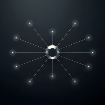abstract blue background with globe