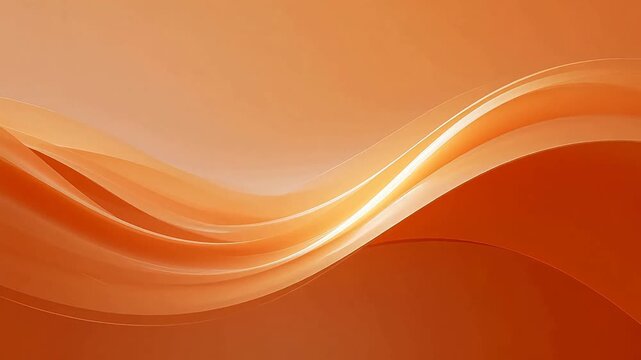 Abstract orange wave design