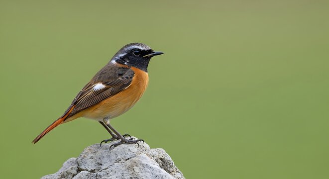 Redstart on Stone.