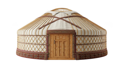 Traditional mongolian yurt