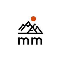 A geometric illustration featuring a central octagonal shape in a vibrant orange hue