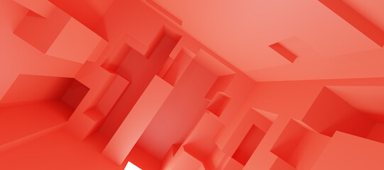 Abstract Architecture. 3d Render © neurostructure