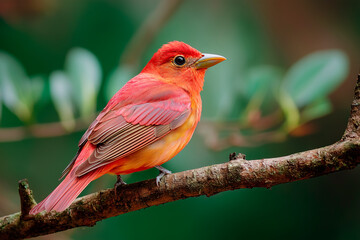 summer tanager bird 