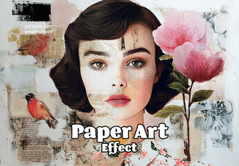 Paper Collage Photo Effect