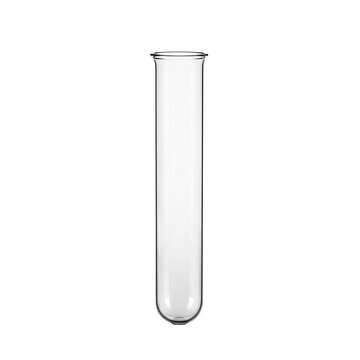 Empty test tube isolated on transparent background isolated on transparent background