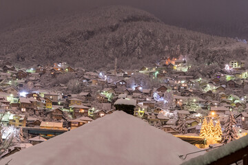 Winter evening in Sarajevo, Bosnia