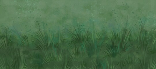 Abstract image for printing. Picture for modern interiors. The picture is painted by hand on a tablet. © neurostructure