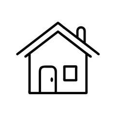 home icon on white background