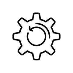 gear icon vector illustration