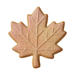 Fototapeta premium PNG Maple leaf cookie design